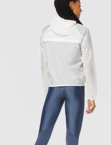 Under Armour UA Qualifier Storm Packable Jacket Chaqueta, Mujer, Blanco (Onyx White/Black/Reflective 112), XL