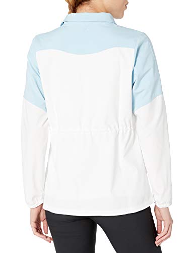 Under Armour Windstrike - Chaqueta de golf con cremallera completa para mujer, Windstrike Golf - Cremallera completa, Mujer, color Escarcha azul (494)/Blue Frost, tamaño small