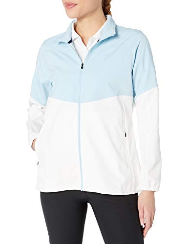 Under Armour Windstrike - Chaqueta de golf con cremallera completa para mujer, Windstrike Golf - Cremallera completa, Mujer, color Escarcha azul (494)/Blue Frost, tamaño small