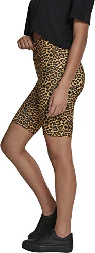 Urban Classics Ladies Cycle Pattern Shorts Pantalones Cortos, Multicolor (Leo 01720), 36 (Talla del Fabricante: X-Small) para Mujer