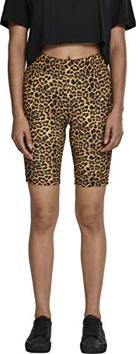 Urban Classics Ladies Cycle Pattern Shorts Pantalones Cortos, Multicolor (Leo 01720), 36 (Talla del Fabricante: X-Small) para Mujer