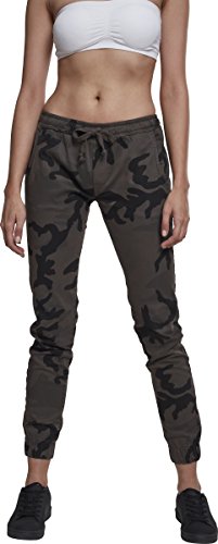Urban Classics Ladies Jogging Pants Pantalones Deportivos, Multicolor (Dark Camo 00784), XL para Mujer