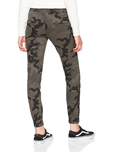 Urban Classics Ladies Jogging Pants Pantalones Deportivos, Multicolor (Dark Camo 00784), XL para Mujer