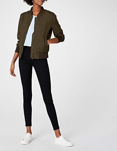 Urban Classics Ladies Light Bomber Jacket Chaqueta, Verde (darkolive 551), X-Large para Mujer
