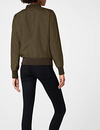 Urban Classics Ladies Light Bomber Jacket Chaqueta, Verde (darkolive 551), X-Large para Mujer