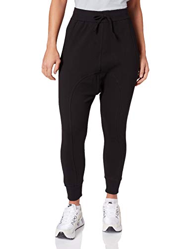 Urban Classics Ladies Light Fleece Sarouel Pant Pantalones Deportivos, Negro (Black 7), L para Mujer
