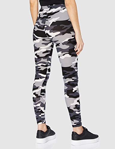 Urban Classics Ladies Mallas, Gris (Snow Camo), L para Mujer