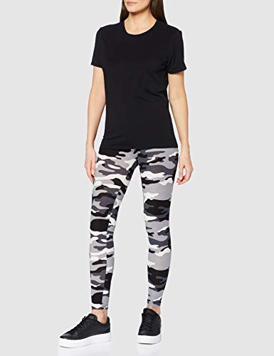 Urban Classics Ladies Mallas, Gris (Snow Camo), L para Mujer