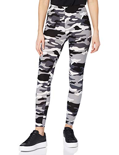 Urban Classics Ladies Mallas, Gris (Snow Camo), L para Mujer