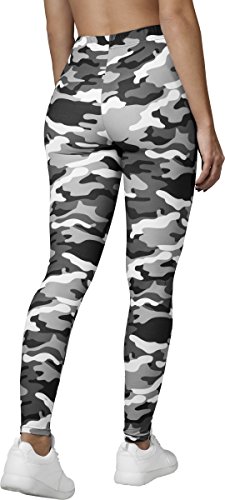 Urban Classics Ladies Mallas, Gris (Snow Camo), XL para Mujer