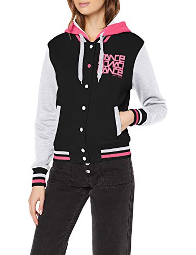 Urban Dance College Dance Chaqueta deportiva, Multicolor (Blk/Gry 29), XS para Mujer