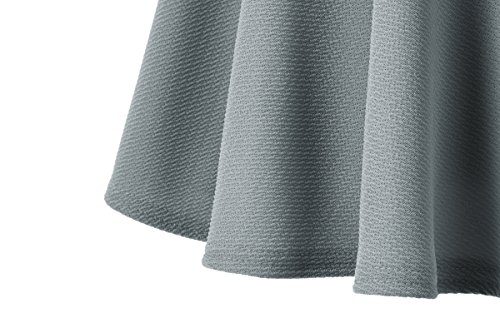 Urban GoCo Falda Mujer Elástica Plisada Básica Patinador Multifuncional Corto Falda (XL, Gris)