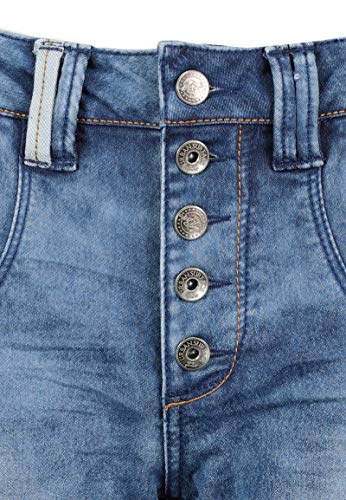 Urban Surface Bermudas Vaqueras de Mujer | Pantalones Cortos Denim para el Verano Azul Medio S