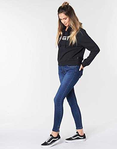 Vans Felpa Cappuccio Donna Flying V FT Boxy Black M