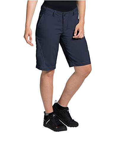 VAUDE Ledro 41434 - Pantalones cortos para mujer (talla 34), color eclipse/eclipse