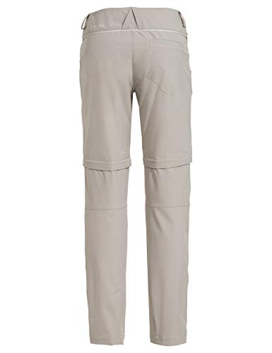 VAUDE Skomer Zo Pants II - Pantalones para Mujer, Mujer, Pantalones, 42365, Plata, 46