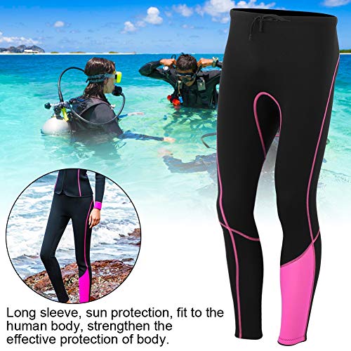 Vbest life Pantalones de Neopreno para Mujer, protección Solar, Snorkel, Surf, Buceo, Canoa, Legging, pantalón, Traje de baño(XL)