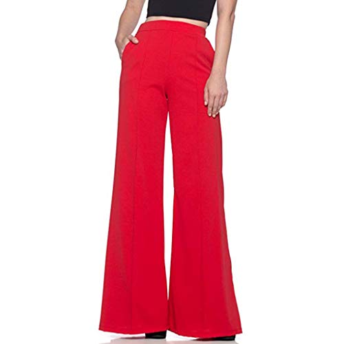 Vectry Falda Pantalon Mujer Talla Grande Chandal Pantalon Mujer Pantalones Mujer Yoga Sueltos Pantalon Yoga Mujer Pantalón Roto Mujer Pantalon Corto Vaquero Mujer Pantalon Pitillo Rojo