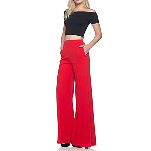 Vectry Falda Pantalon Mujer Talla Grande Chandal Pantalon Mujer Pantalones Mujer Yoga Sueltos Pantalon Yoga Mujer Pantalón Roto Mujer Pantalon Corto Vaquero Mujer Pantalon Pitillo Rojo