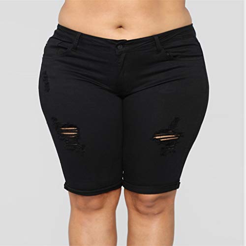 Vectry Mujer Vaqueros Rotos Pantalones Cagados Mujer Leggins Push Up Pantalones Cortos Mujer Vaqueros Altos Vaqueros Jeans Mujer Vaqueros Negro