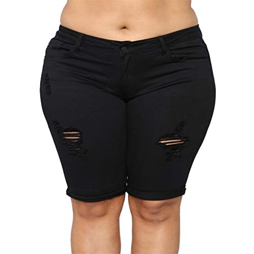 Vectry Mujer Vaqueros Rotos Pantalones Cagados Mujer Leggins Push Up Pantalones Cortos Mujer Vaqueros Altos Vaqueros Jeans Mujer Vaqueros Negro