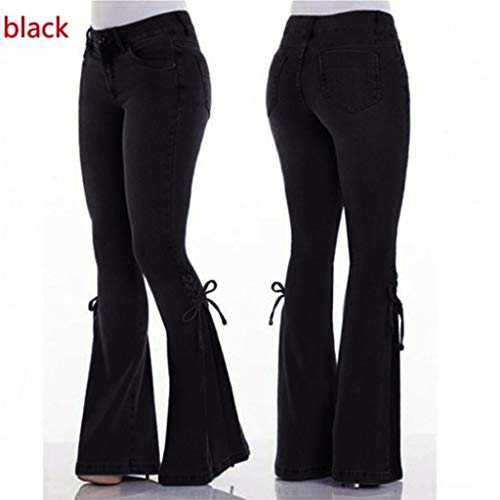 Vectry Pantalones Cortos De Mujer Vestir Pantalon De Verano Mujer Pantalones Yoga Mujer Pirata Mallas Mujer Fitness Cortas Pantalon Bombacho Mujer Rosa Vaqueros Elasticos Rotos Negro