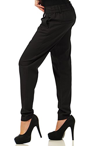 VERO MODA Vmeva Mr Loose String Pants Noos, Pantalones Para Mujer, Negro (Black), 40 (Taglia Produttore: X-Small)