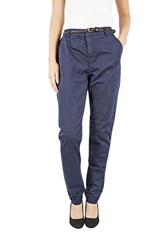 Vero Moda Vmflame NW Chino Pants Noos Pantalones, Azul (Night Sky), XL/L32 (Talla del Fabricante: XL) para Mujer