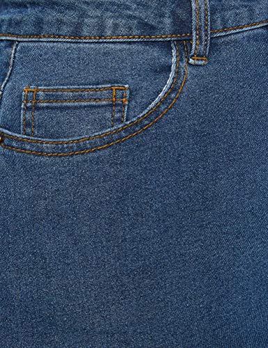 Vero Moda Vmhot Nine HW Dnm Pencil Skirt Mix Noos Falda, Azul (Medium Blue Denim Medium Blue Denim), 42 (Talla del Fabricante: X-Large) para Mujer