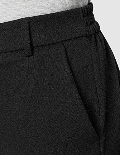 Vero Moda Vmmaya Mr Loose Solid Pant Noos Pantalones, Gris (Dark Grey Melange Dark Grey Melange), 36/ L30 (Talla del Fabricante: Small) para Mujer