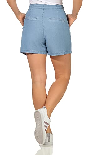 Vero Moda VMMIA HR Loose Summer Shorts GA Pantalones, Azul (Light Blue Denim Light Blue Denim), 42 (Tamaño del Fabricante: XL) para Mujer