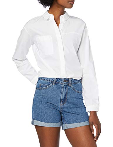 Vero Moda Vmnineteen HR Loose Shorts Mix Noos Pantalones Cortos, Azul (Medium Blue Denim Medium Blue Denim), 40 (Talla del Fabricante: Medium) para Mujer