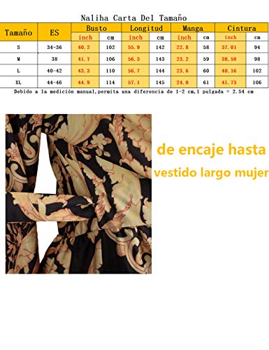 Vestidos De Cóctel Africano Bohemio De Manga Larga Abrigo De Fiesta Maxi Vestido De Mujer Amarillo L