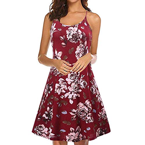 Vestidos De Mujer, Sonnena Vestido Verano 2018 Fuera Hombro FríO Casual Ajustados T-Shirt Vestido Coctel Fiesta Corto Dress Estampado De Flores Playa Falda Elegantes En Oferta Baratos