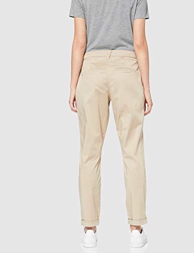 Vila NOS Vichino Rwre 7/8 New Pant-Noos Pantalones, Beige (Soft Camel Soft Camel), 42 (Talla del Fabricante: 40) para Mujer