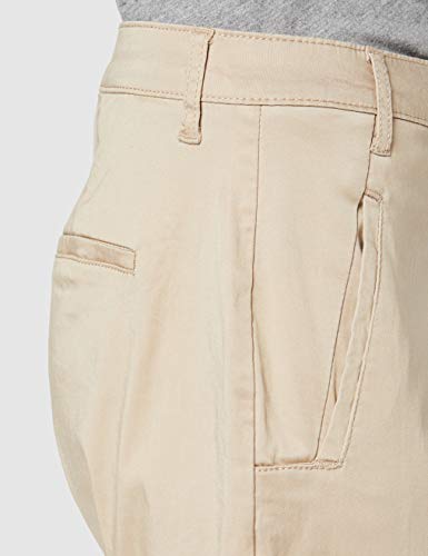 Vila NOS Vichino Rwre 7/8 New Pant-Noos Pantalones, Beige (Soft Camel Soft Camel), 42 (Talla del Fabricante: 40) para Mujer