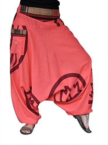 virblatt Pantalones Bombacho Mujer Yoga cagados como pantalón Chandal árabe - Besonders Farbenfroh