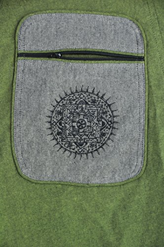 virblatt Pantalones Harem Hombre Pantalones Hippies Bombachos cagados – Stampfgewand LXLgn