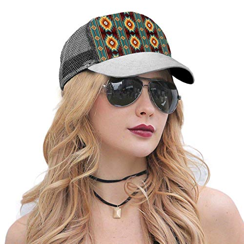 VJSDIUD Sombrero Men Women Adjustable Twill Low Profile Baseball Cap Hat(Ethnic Navajo Native American Southwestern)