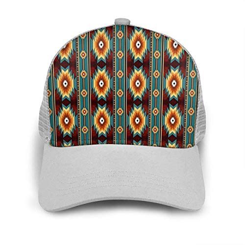 VJSDIUD Sombrero Men Women Adjustable Twill Low Profile Baseball Cap Hat(Ethnic Navajo Native American Southwestern)