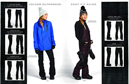 Volcom Snowboard Chaqueta winrose Ins, otoño/Invierno, Mujer, Color Rose Wood, tamaño Small