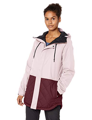 Volcom Snowboard Chaqueta winrose Ins, otoño/Invierno, Mujer, Color Rose Wood, tamaño Small