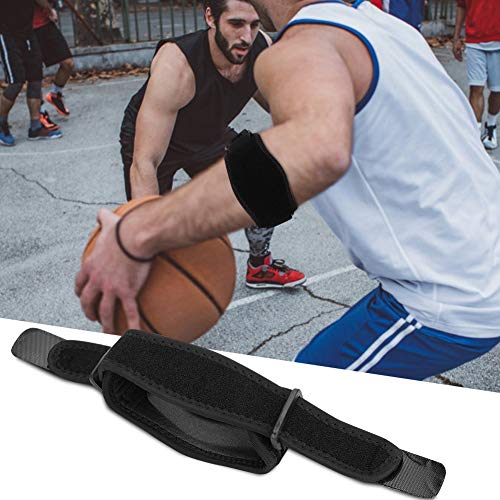 Voluxe Soporte de Codo, Soporte de Codo de tenista con Almohadilla de compresión para Hombres y Mujeres con condición a estrenar(Black)