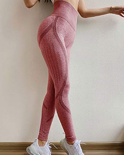 Voqeen Gym Legging Fitness para Mujer Mallas Yoga Mujer Pantalon Yoga Huecos Ropa Deportiva Mujer