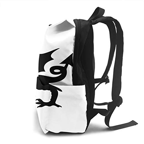 Wales - Mochila de dragón galés para portátil con mochila para mujeres y hombres