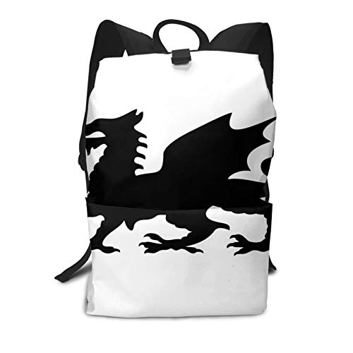 Wales - Mochila de dragón galés para portátil con mochila para mujeres y hombres