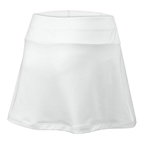 Wilson W LS Vent Falda de Tenis, Mujer, Blanco (White), M