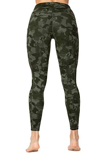 Wirezoll Deportivos Leggings Mallas Mujer Yoga Pilates Fitness de Cintura Alta (Estampado de Camuflaje, M)
