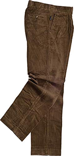 Work Team Pantalón de Pana sin elástico en Cintura. Hombre Beige 44