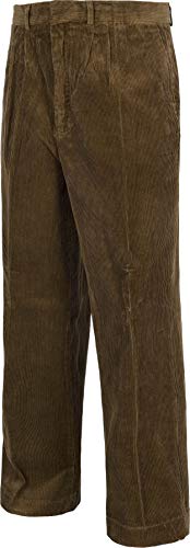 Work Team Pantalón de Pana sin elástico en Cintura. Hombre Beige 44